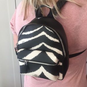 NWT Coach zebra mini backpack